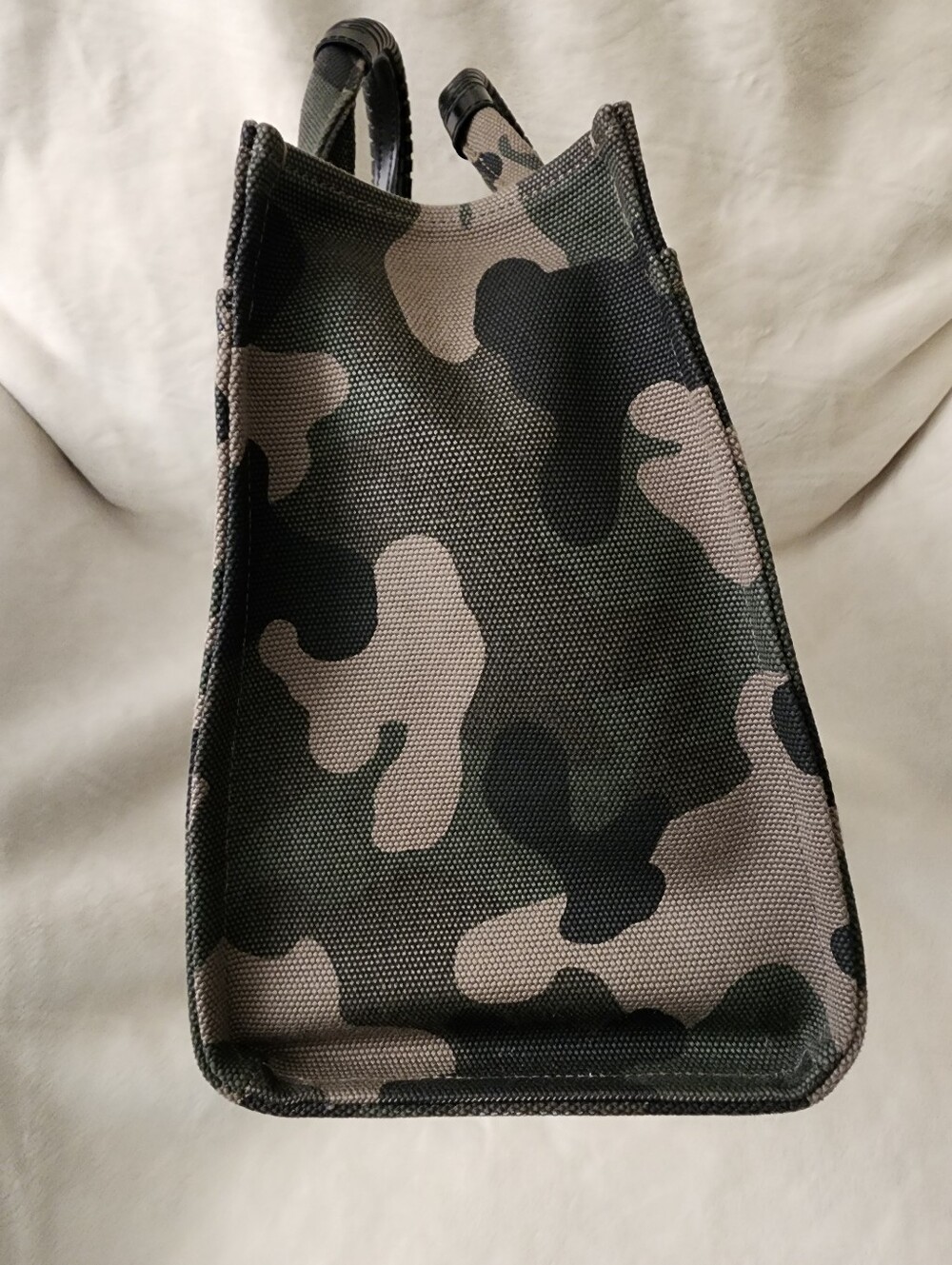 Coach Green Multi Camouflage Canvas Tote - Picture 2 of 7